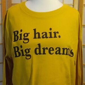 Big Hair Big Dreams XL Cutoff Tee